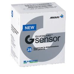 STRISCE MISURAZIONE GLICEMIA GLUCOCARD G SENSOR 25 PEZZI - Fontenova srl