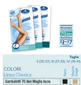 SAUBER GAMBALETTO 70 MAGLIA LISCIA NERO 3 LINEA CLASSICA - Fontenova srl
