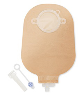 SACCA UROSTOMIA ANATOMICA URO RUBINETTO DI CHIUSURA DI SICUREZZA NOVA 2 43MM 10 PEZZI+1ATTATORE+TAPPINI ESTERNI - Fontenova srl