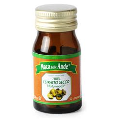 MACA DELLE ANDE ESTRATTO SECCO TITOLATO 0,6% 60 COMPRESSE NATURINCAS - Fontenova srl