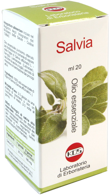 SALVIA OLIO ESSENZIALE 20 ML - Fontenova srl