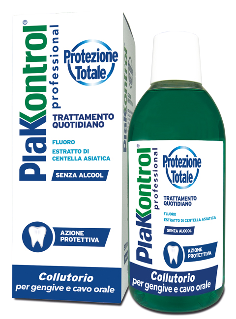 PLAKKONTROL PROTEZIONE TOTALE COLLUTORIO 500 ML - Fontenova srl