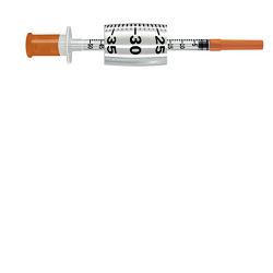 SIRINGA PER INSULINA PIC INSUMED 0,5 ML 100 UI AGO GAUGE 31 LUNGHEZZA 8 MM SENZA SPAZIO MORTO 3 SACCHETTI DA 10 PEZZI - Fontenova srl