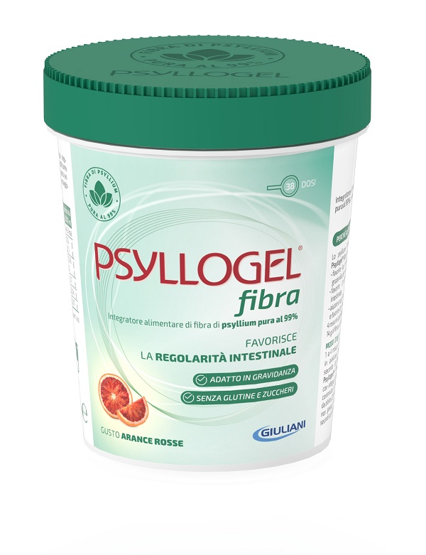 PSYLLOGEL FIBRA ARANCE ROSSE VASO 170 G - Fontenova srl