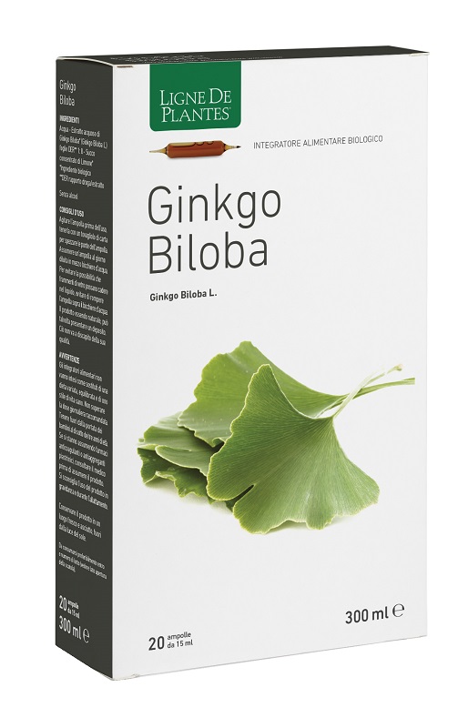 GINKGO BILOBA BIOLOGICO 20 AMPOLLE BEVIBILI DA 15 ML - Fontenova srl