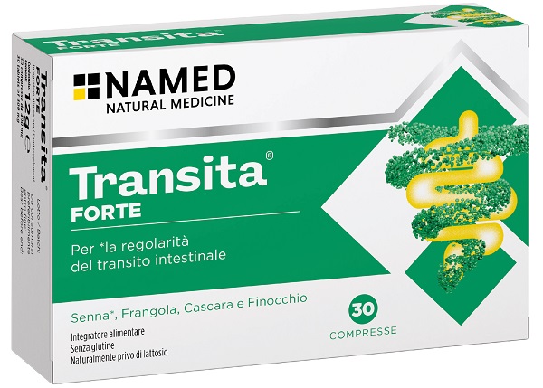 TRANSITA FORTE 30 COMPRESSE DA 400 MG SENZA GLUTINE NATURALMENTE PRIVO DI LATTOSIO - Fontenova srl