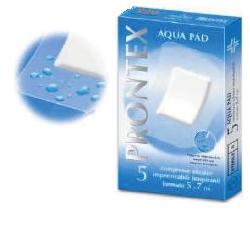 GARZA COMPRESSA PRONTEX AQUA PAD 5X7CM - Fontenova srl