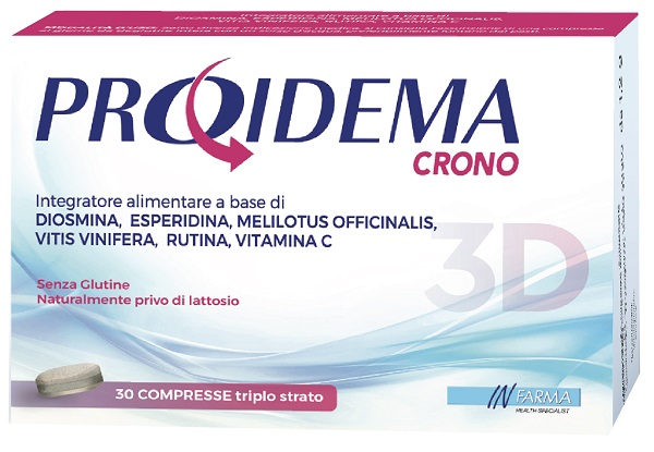 PROIDEMA CRONO 30 COMPRESSE TRIPLO STRATO DA 1,15 G SENZA GLUTINE NATURALMENTE PRIVO DI LATTOSIO - Fontenova srl