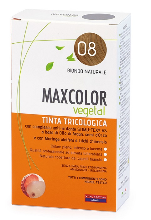 MAX COLOR VEGETAL 08 TINTURA 140 ML - Fontenova srl