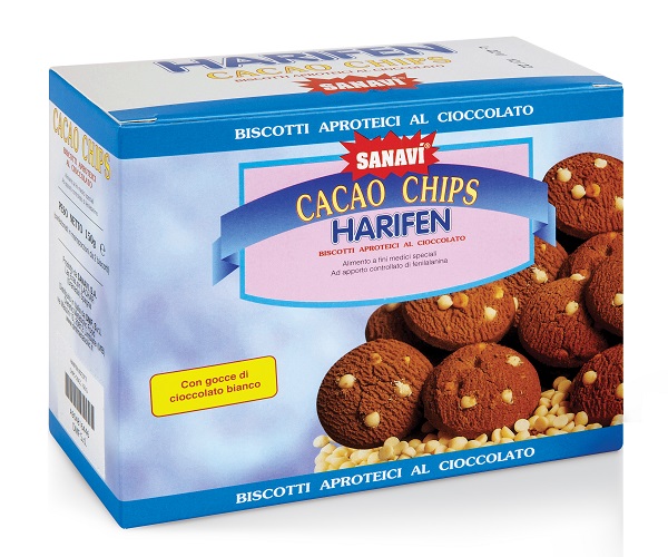 HARIFEN CHIPS CACAO BIANCO 150 G - Fontenova srl