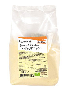 FARINA KAMUT BIANCA TIPO 0 BIO 500 G - Fontenova srl