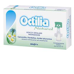 OCTILIA NATURAL GOCCE OCCHI IRRITATI E ARROSSATI 10 FLACONCINI MONODOSE 0,5 ML - Fontenova srl