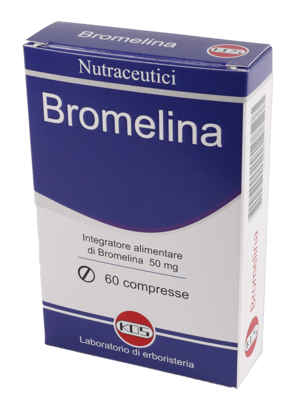 BROMELINA 60 COMPRESSE SENZA GLUTINE - Fontenova srl