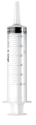 SIRINGA STERILE MONOUSO 60ML CONO CATETERE CENTRALE INJ-LIGHT SENZA AGO 1 PEZZO - Fontenova srl