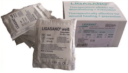 MEDICAZIONE IN COMPRESSE DI POLIURETANO ESPANSO FORMATO DA RETICOLI CELLULARI A NIDO D'APE 10X10X1CM 10 PEZZI - Fontenova srl