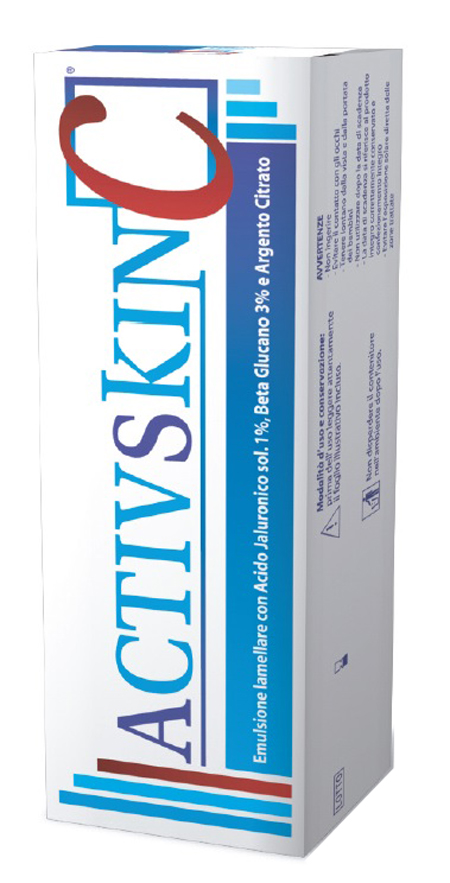 EMULSIONE IAMELLARE ACTIV SKIN CON ACIDO JALURONICO 1% BETA GLUCANO 3% E ARGENTO CITRATO 30 ML - Fontenova srl