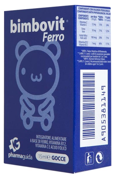 BIMBOVIT FERRO GOCCE 15 ML - Fontenova srl