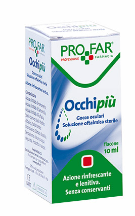 OCCHIPIU' GOCCE OCULARI RINFRESCANTI 1 FLACONE DA 10 ML PROFAR - Fontenova srl