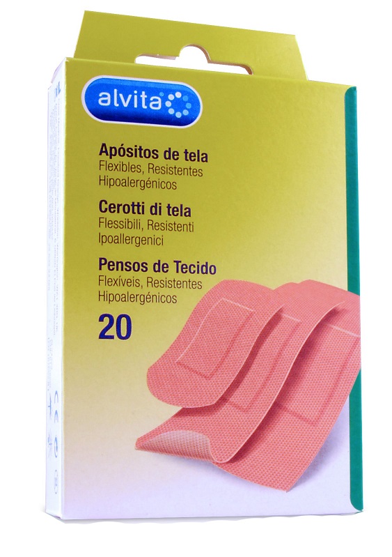 CEROTTO TELA 20 PEZZI ALVITA - Fontenova srl