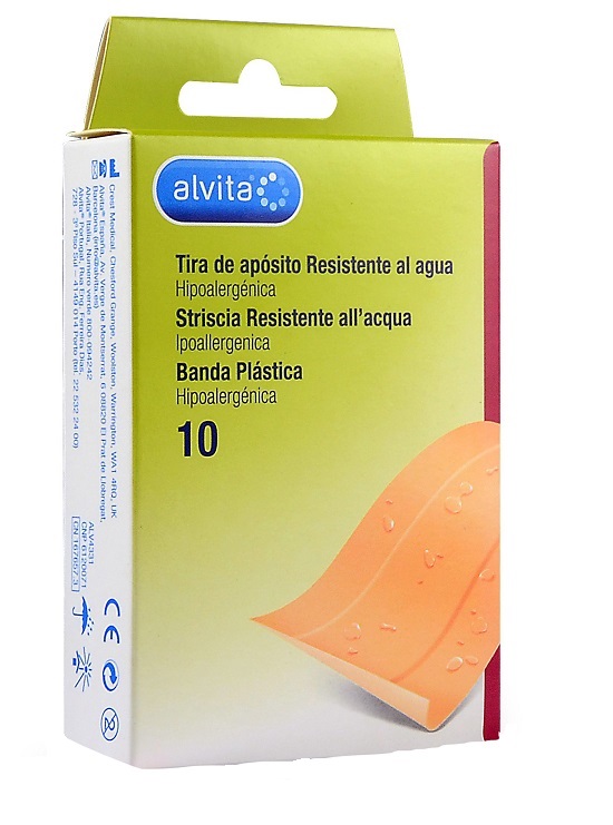 CEROTTO IMPERMEABILE ALVITA 10 X 6 CM 10 PEZZI - Fontenova srl
