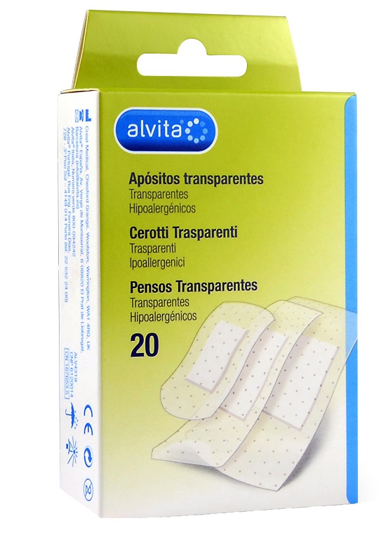 CEROTTO TRASPARENTE 20 PEZZI ALVITA - Fontenova srl