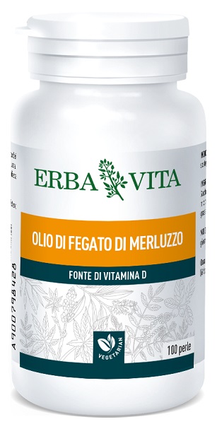 OLIO FEGATO MERLUZZO 100 PERLE 453 MG - Fontenova srl