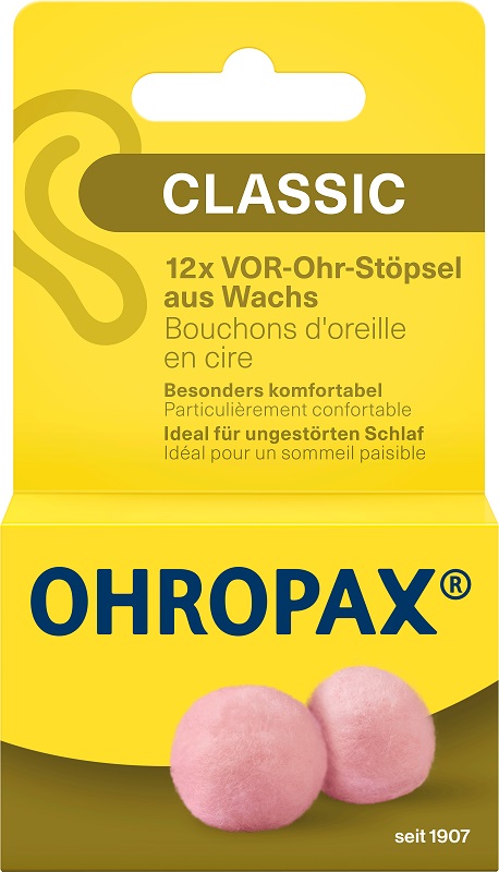 OHROPAX TAPPI AURICOLARI CERA 12 PEZZI - Fontenova srl