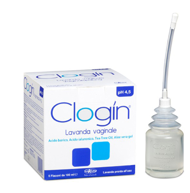 CLOGIN LAVANDA VAGINALE 5 FLACONI DA 100 ML + 5 CANNULE VAGINALI MONOUSO - Fontenova srl