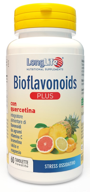 LONGLIFE BIOFLAVONOIDS PLUS 60 TAVOLETTE RIVESTITE - Fontenova srl