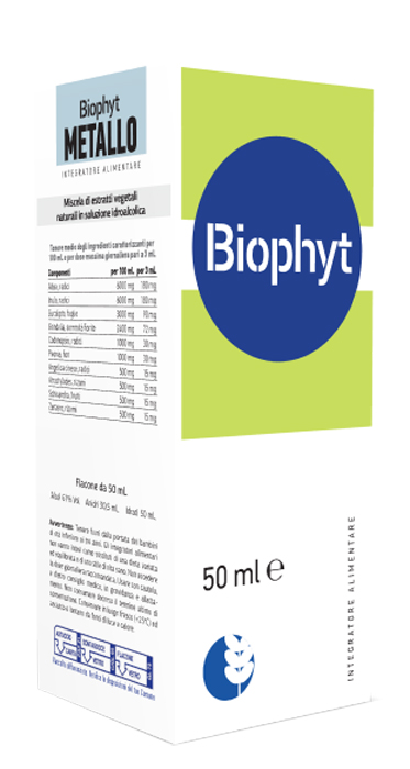 BIOPHYT METALLO 50 ML SOLUZIONE IDROALCOLICA - Fontenova srl
