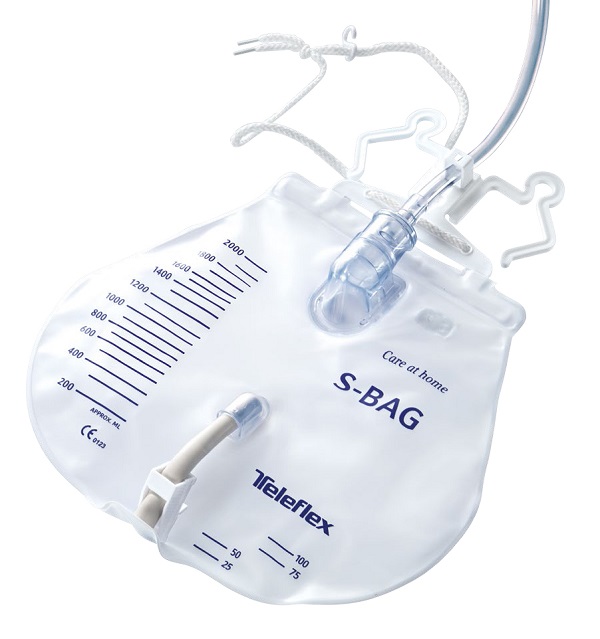 SACCA DI DRENAGGIO LETTO PER INCONTINENZA 2000ML IN PVC CON VALVOLA DI NON RITORNO E SCARICO STERILE GOCCIOLATOIO FILTRO AD ARIA CIRCUITO CHIUSO 100% TUBO DI RACCORDO120CM 1 PEZZO - Fontenova srl