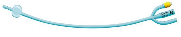 CATETERE VESCICALE A PERMANENZA FOLEY SILASIL PLUS ADULTO PER IRRIGAZIONE A 2 VIE CON PALLONCINO IN SILICONE 2 FORI LATERALI CH18 1 PEZZO - Fontenova srl