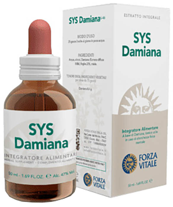 SYS DAMIANA GOCCE 50 ML - Fontenova srl