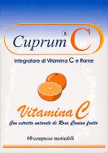 CUPRUM C VITAMINA C+ RAME 60 G - Fontenova srl