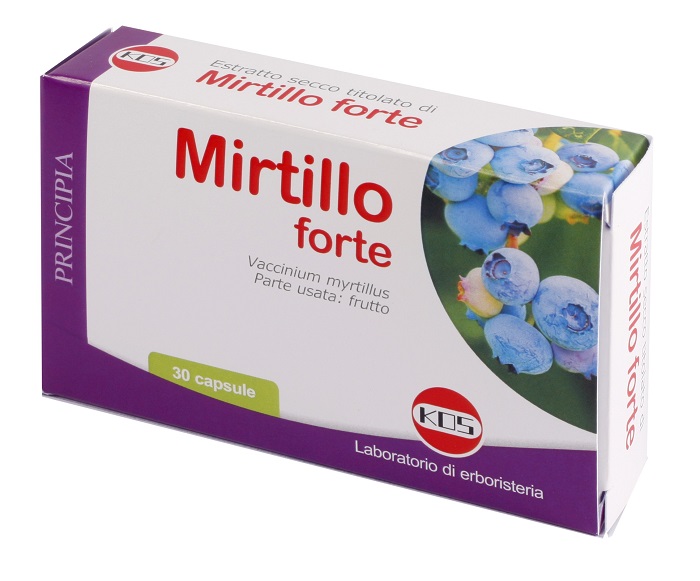 MIRTILLO FORTE ESTRATTO SECCO 30 CAPSULE - Fontenova srl