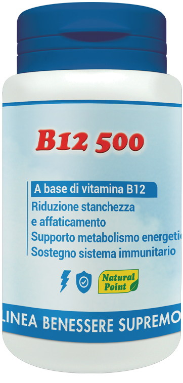 B12 500 CIANOCOBALAMINA 100 CAPSULE VEGETALI - Fontenova srl