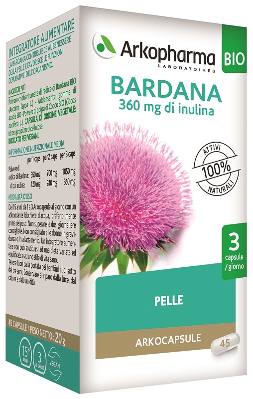 ARKO CAPSULE BARDANA BIO 45 CAPSULE - Fontenova srl