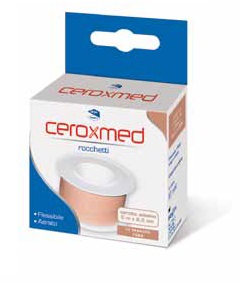 CEROTTO IN ROCCHETTO CEROXMED AERATO IN TESSUTO ROSA 500X2,50 CM 1 PEZZO - Fontenova srl