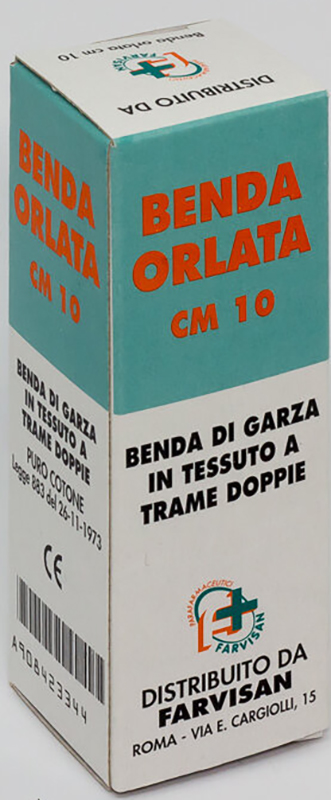 BENDA IN GARZA IDROFILA ORLATA 10X500CM - Fontenova srl
