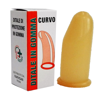 DITALE IN GOMMA CURVO 3 - Fontenova srl