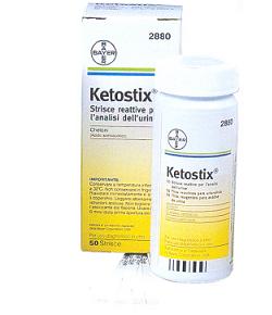 STRISCE MISURAZIONE CHETONURIA KETOSTIX 50 PEZZI - Fontenova srl