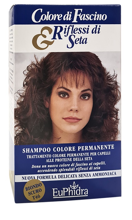 EUPHIDRA COLORE DI FASCINO & RIFLESSI DI SETA SHAMPOO COLORE PERMANENTE 46 BIONDO SCURO 120 ML - Fontenova srl