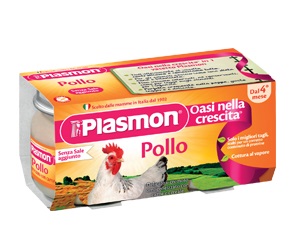 PLASMON OMOGENEIZZATO POLLO 80 G X 2 PEZZI - Fontenova srl
