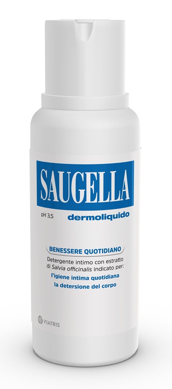 SAUGELLA DERMOLIQUIDO PH 3,5 DETERGENTE INTIMO BENESSERE QUOTIDIANO 250 ML - Fontenova srl