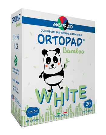 CEROTTO OCULARE PER ORTOTTICA ORTOPAD BIANCO JUNIOR 20 PEZZI - Fontenova srl