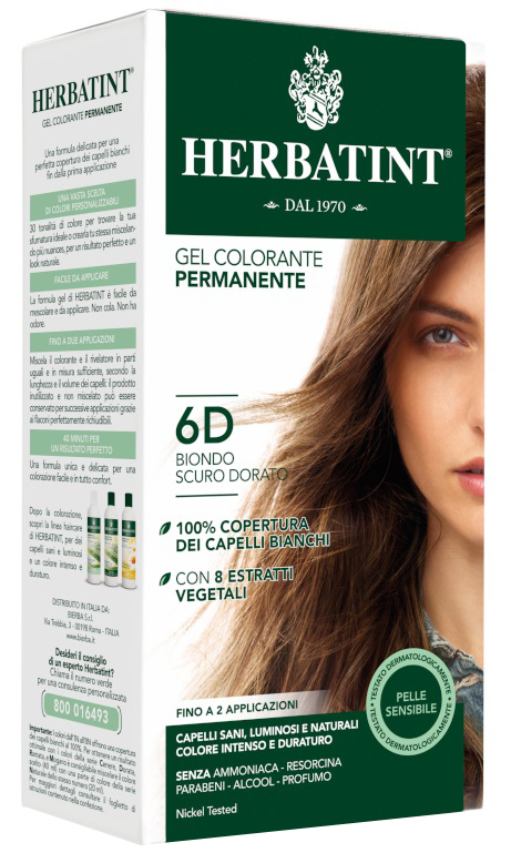 HERBATINT 6D BIONDO SCURO DORATO 150 ML - Fontenova srl