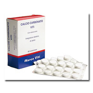CALCIO CARBONATO VITI 60 COMPRESSE - Fontenova srl