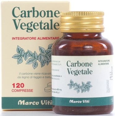 CARBONE VEGETALE 120 COMPRESSE - Fontenova srl
