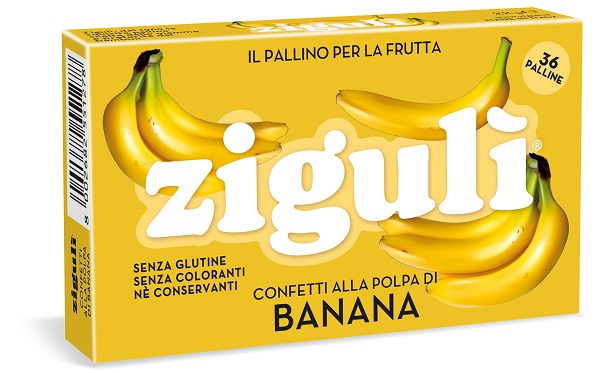 ZIGULI BANANA 36 PALLINE 22 G - Fontenova srl