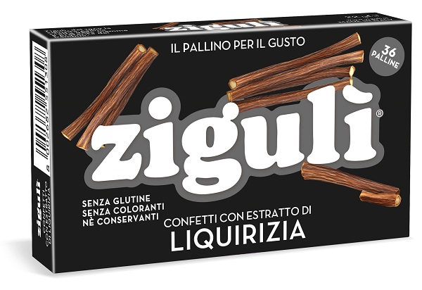 ZIGULI LIQUIRIZIA 36 PALLINE 22 G - Fontenova srl